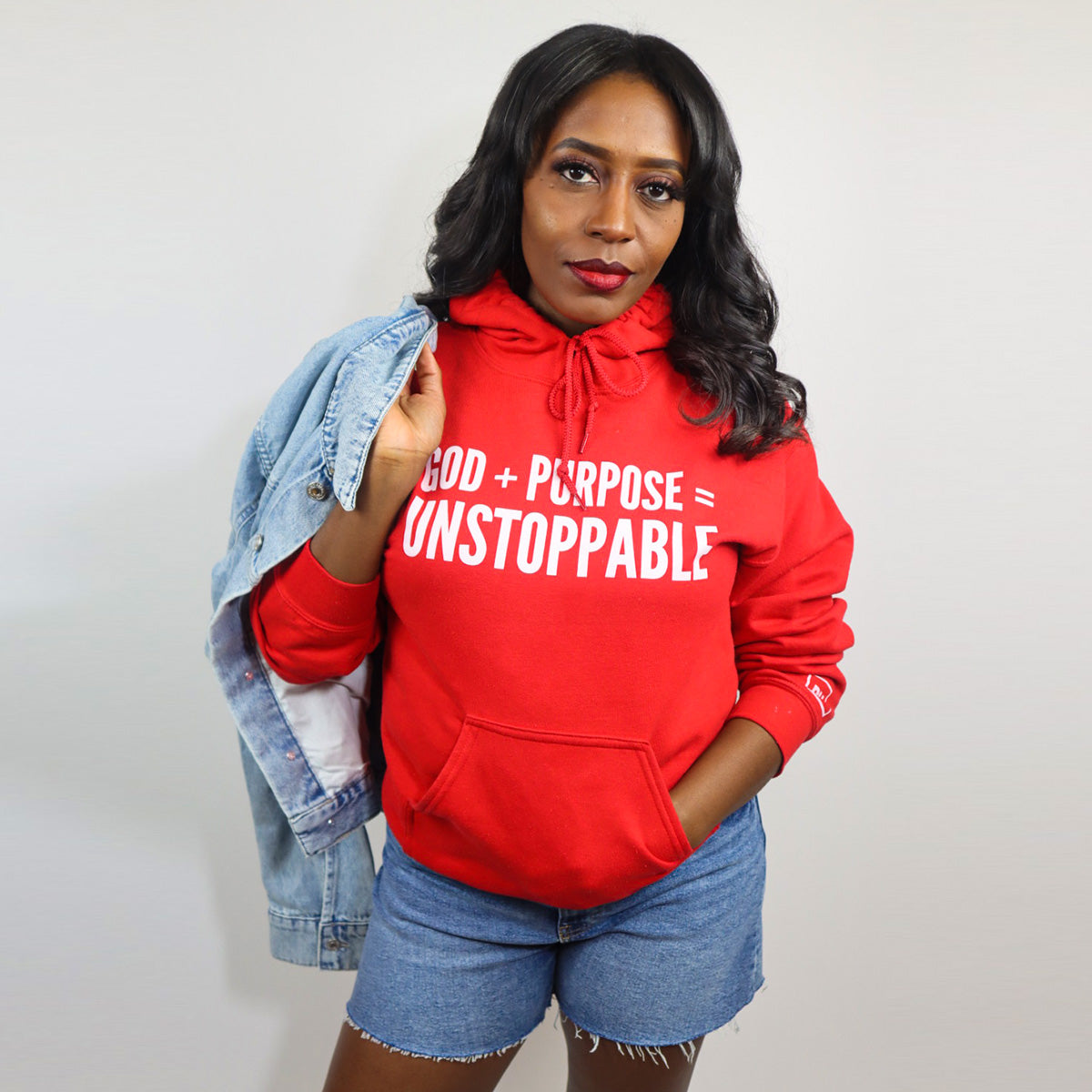 Adskillelse Kalkun kuffert God+PU Red/White Hoodie – The Purpose Unstoppable Collection