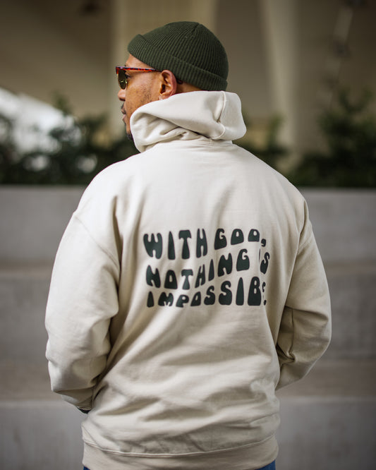 With God, Wave Hoodie